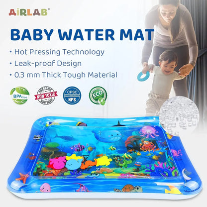 Pet Sensory Water Mat - Inflatable Ocean Play Toy