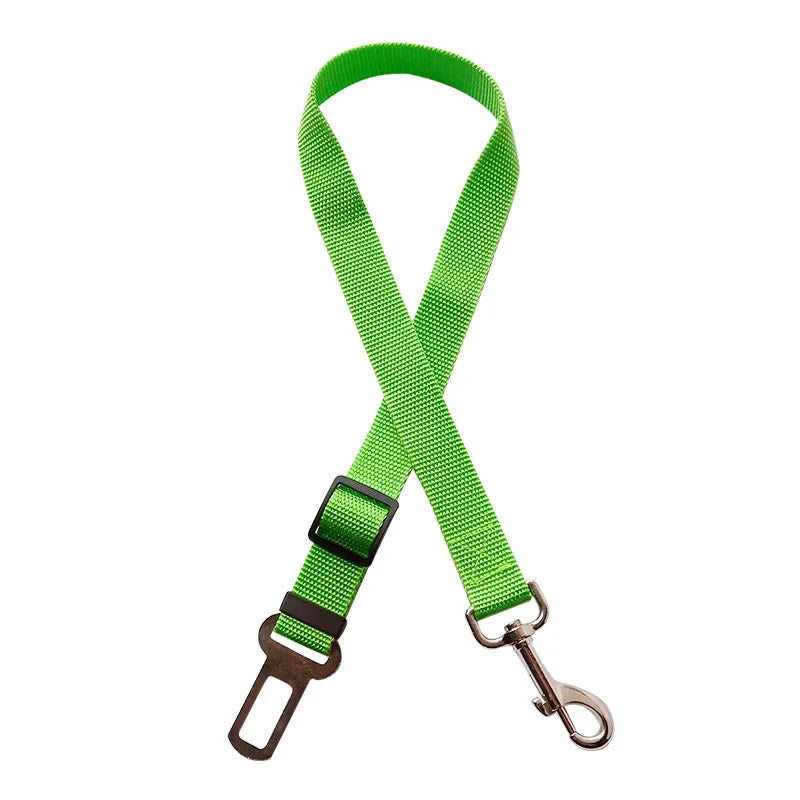Dog Car Seat Belt - Adjustable Safety Lead Clip
