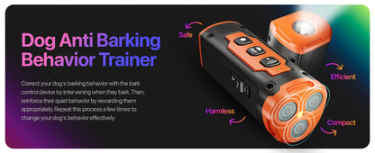 Ultrasonic Dog Deterrent - Rechargeable Anti-Bark Device