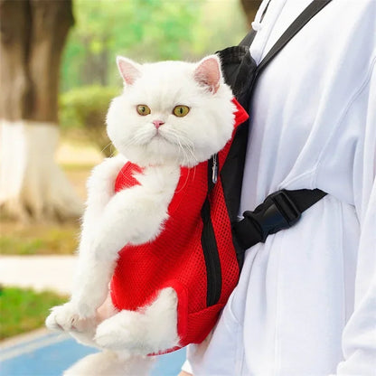 Pet Travel Backpack - Breathable Shoulder Carrier