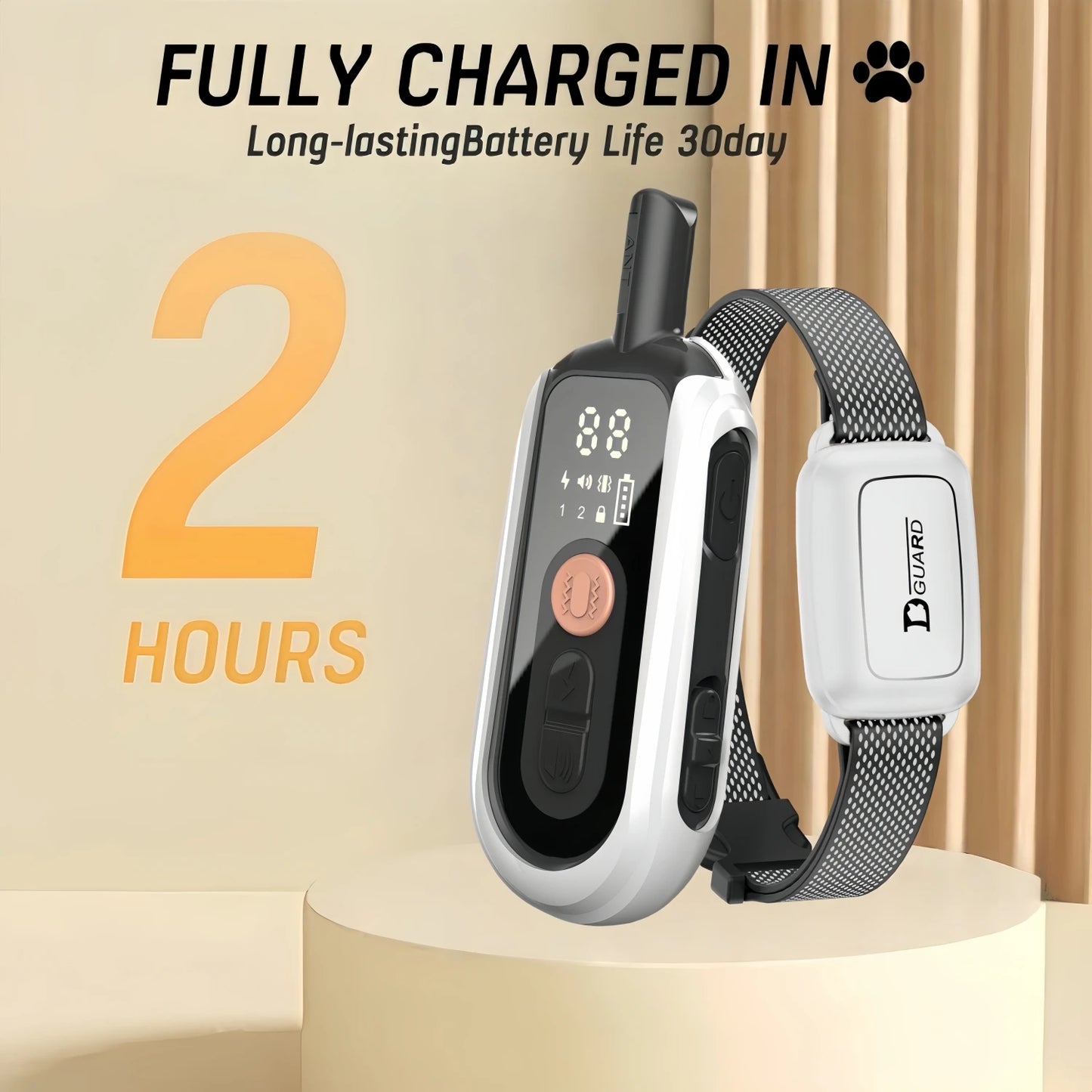 Electric Dog Training Collar - Waterproof Rechargeable