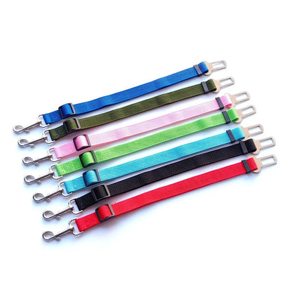 Dog Car Seat Belt - Adjustable Safety Lead Clip