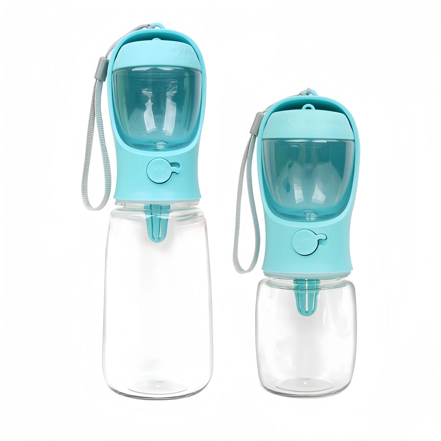 Portable Dog Water Bottle - 2-in-1 Travel Food Feeder