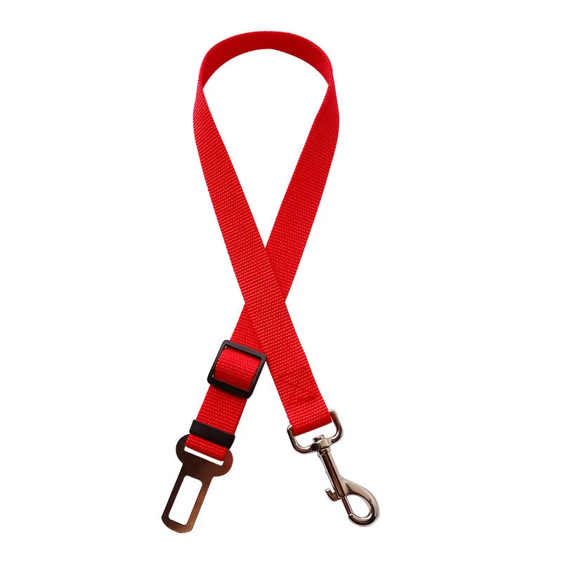 Dog Car Seat Belt - Adjustable Safety Lead Clip