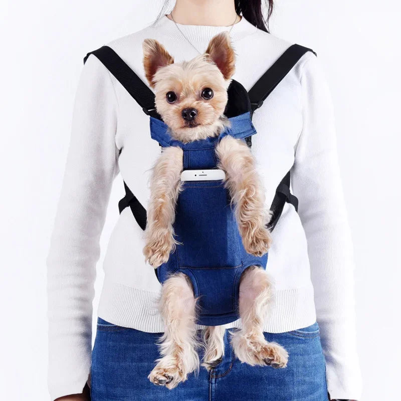 Pet Travel Backpack - Breathable Shoulder Carrier