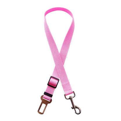 Dog Car Seat Belt - Adjustable Safety Lead Clip