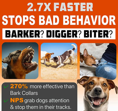Ultrasonic Dog Deterrent - Rechargeable Anti-Bark Device