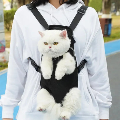 Pet Travel Backpack - Breathable Shoulder Carrier