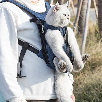 Pet Travel Backpack - Breathable Shoulder Carrier