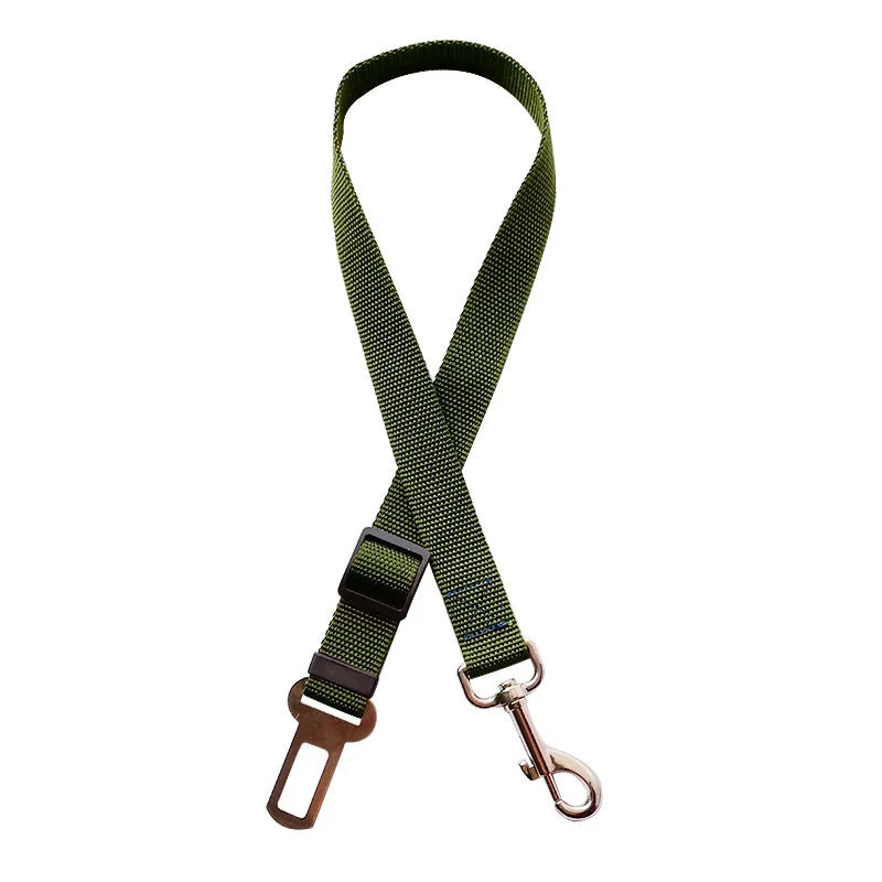 Dog Car Seat Belt - Adjustable Safety Lead Clip