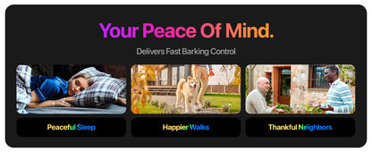 Ultrasonic Dog Deterrent - Rechargeable Anti-Bark Device