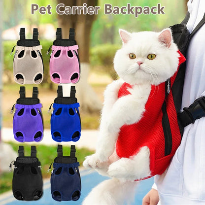Pet Travel Backpack - Breathable Shoulder Carrier