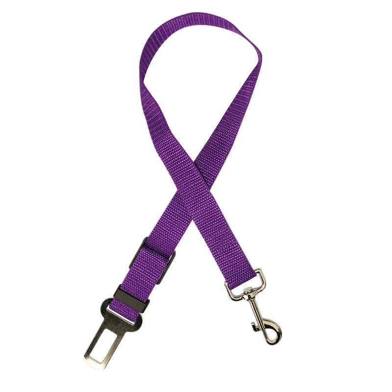 Dog Car Seat Belt - Adjustable Safety Lead Clip