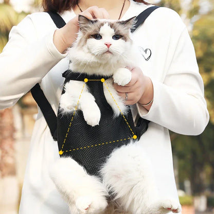 Pet Travel Backpack - Breathable Shoulder Carrier